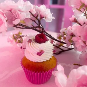 Cupcake fourré coulis de fraise