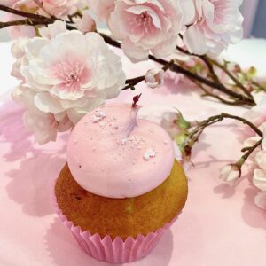 Cupcake barbe à papa